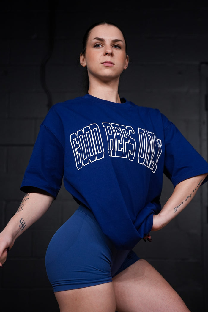 Varsity Pump Cover in Deep Royal