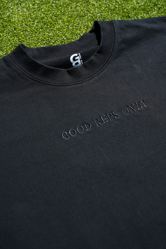 GOOD REPS ONLY Pump Cover in Black