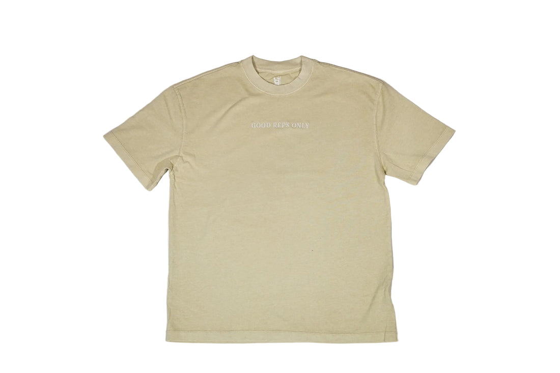 GOOD REPS ONLY Pump Cover in Washed Beige